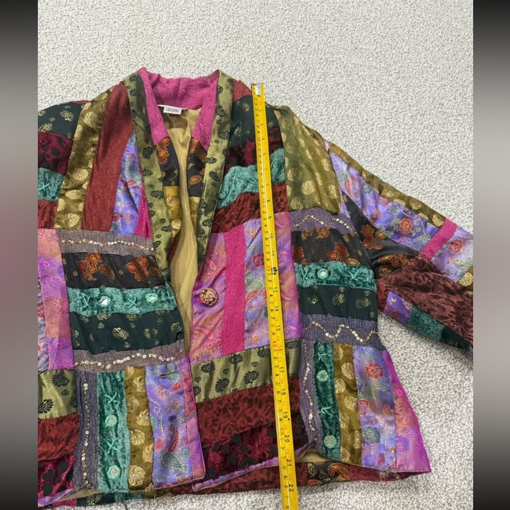 Vintage Patchwork Blazer - image 5